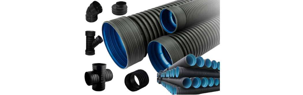 CORRUGATED PIPE AND ADDITIONAL PARTS